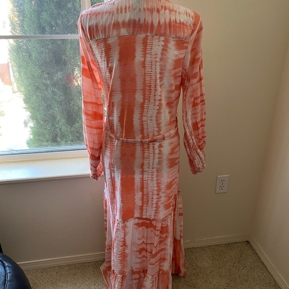 Anthropologie MISA Los Angeles Esmee Tie Dye Maxi Dress Size small Cotton - Picture 5 of 10